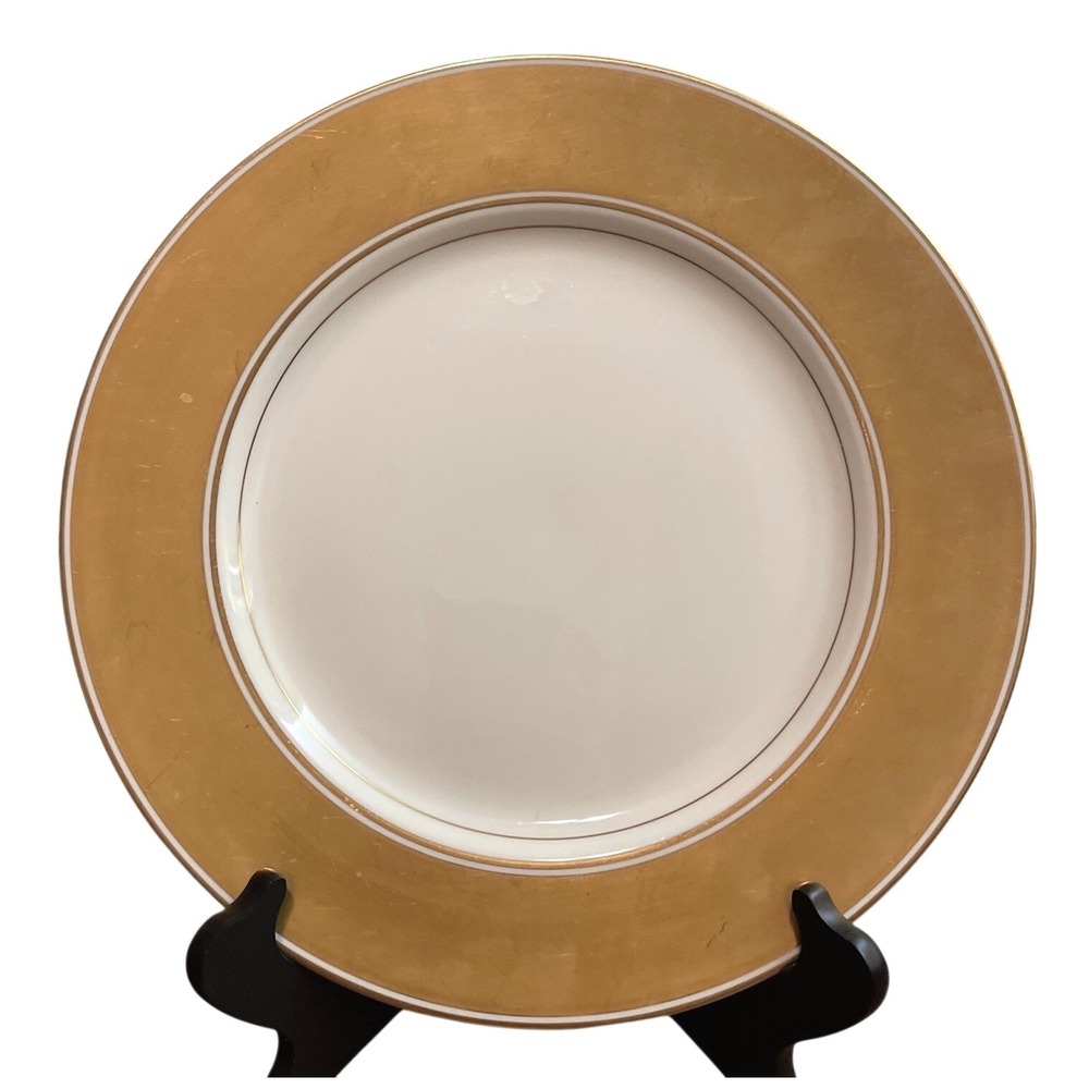 Fitz & Floyd Gold Rondelet Serving Plate Charger Platter 12" Diameter